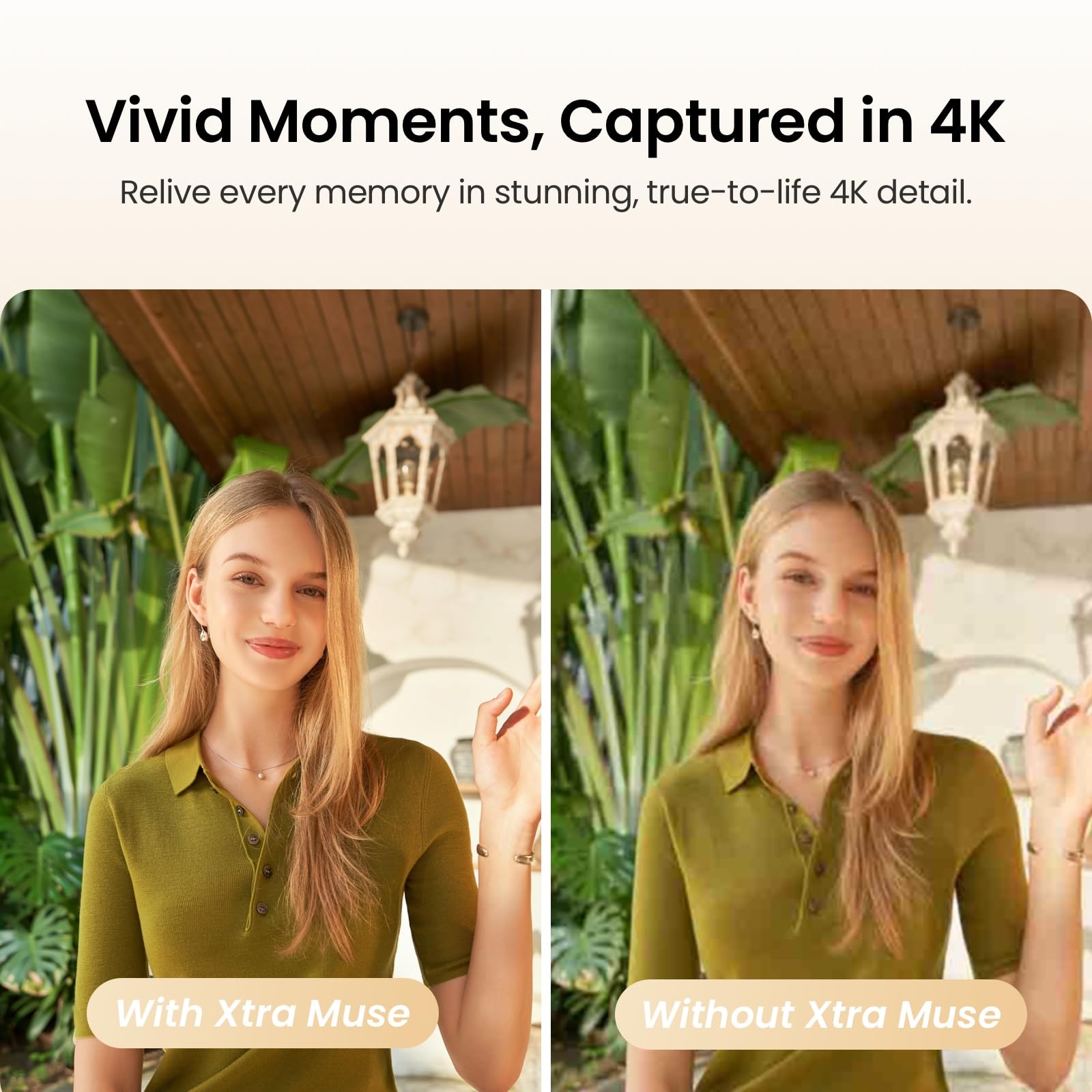 Xtra Muse, Vlogging Camera with 1'' CMOS & 4K/120fps Videos