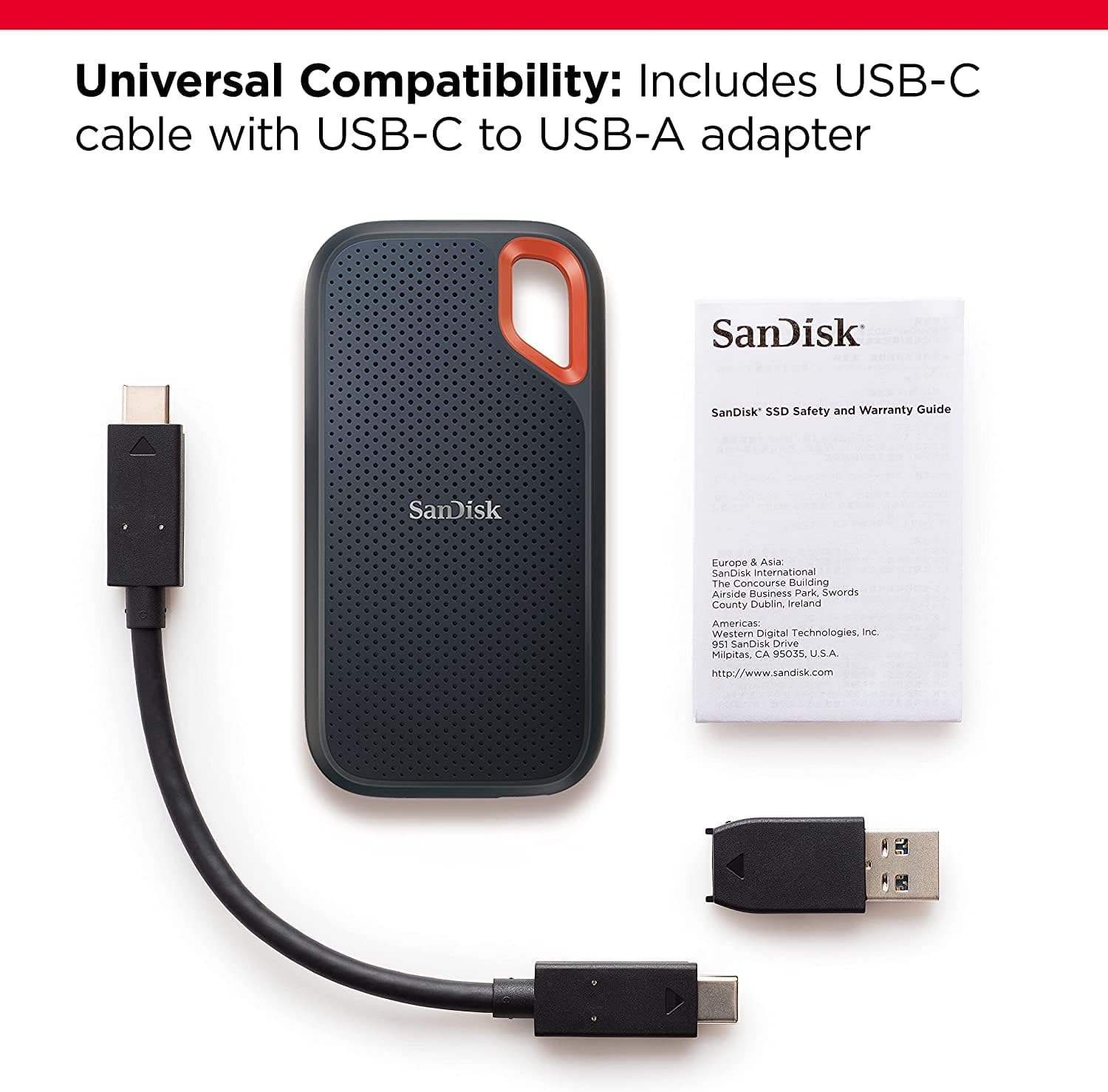 يتميز محرك الأقراص الصلبة المحمول SanDisk Extreme PRO بواجهة USB 4.0، وسرعات قراءة تصل إلى 3800 ميجابايت/ثانية وسرعات كتابة تصل إلى 3700 ميجابايت/ثانية، وتوافق مع الإصدارات السابقة من واجهات USB 3.2 و