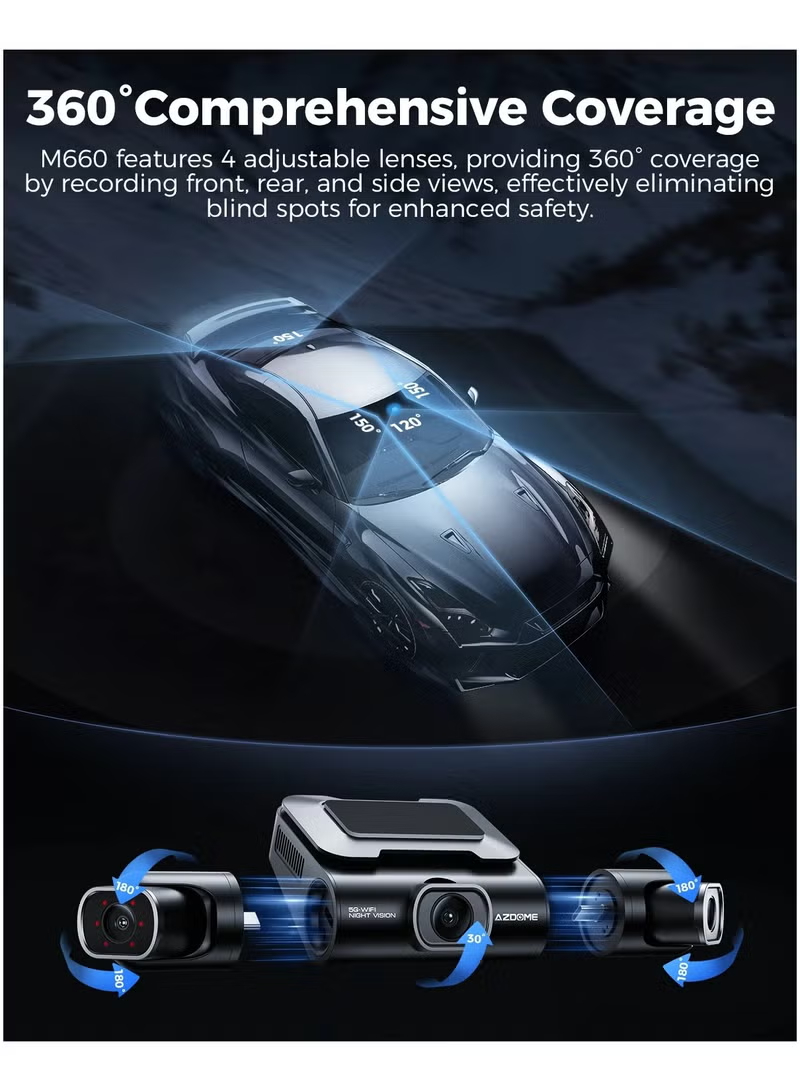 أزدوم داش كام 4K M660 - أحدث إصدار داش كام