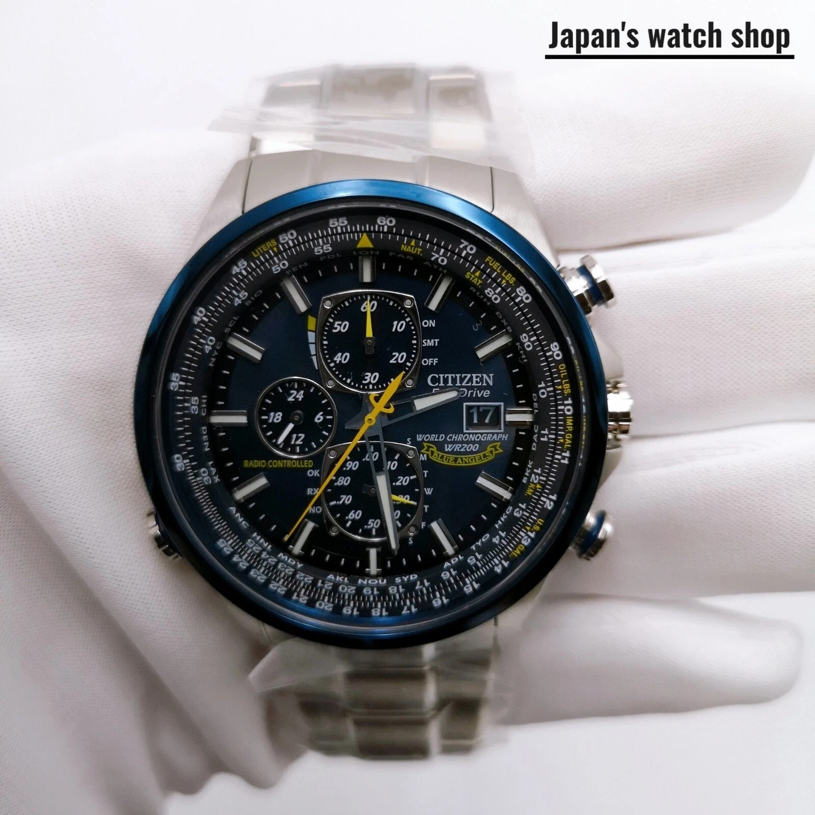 ساعة طيران ميكانيكية يابانية أصلية، الدفع عند الاستلام، شحن مجاني.