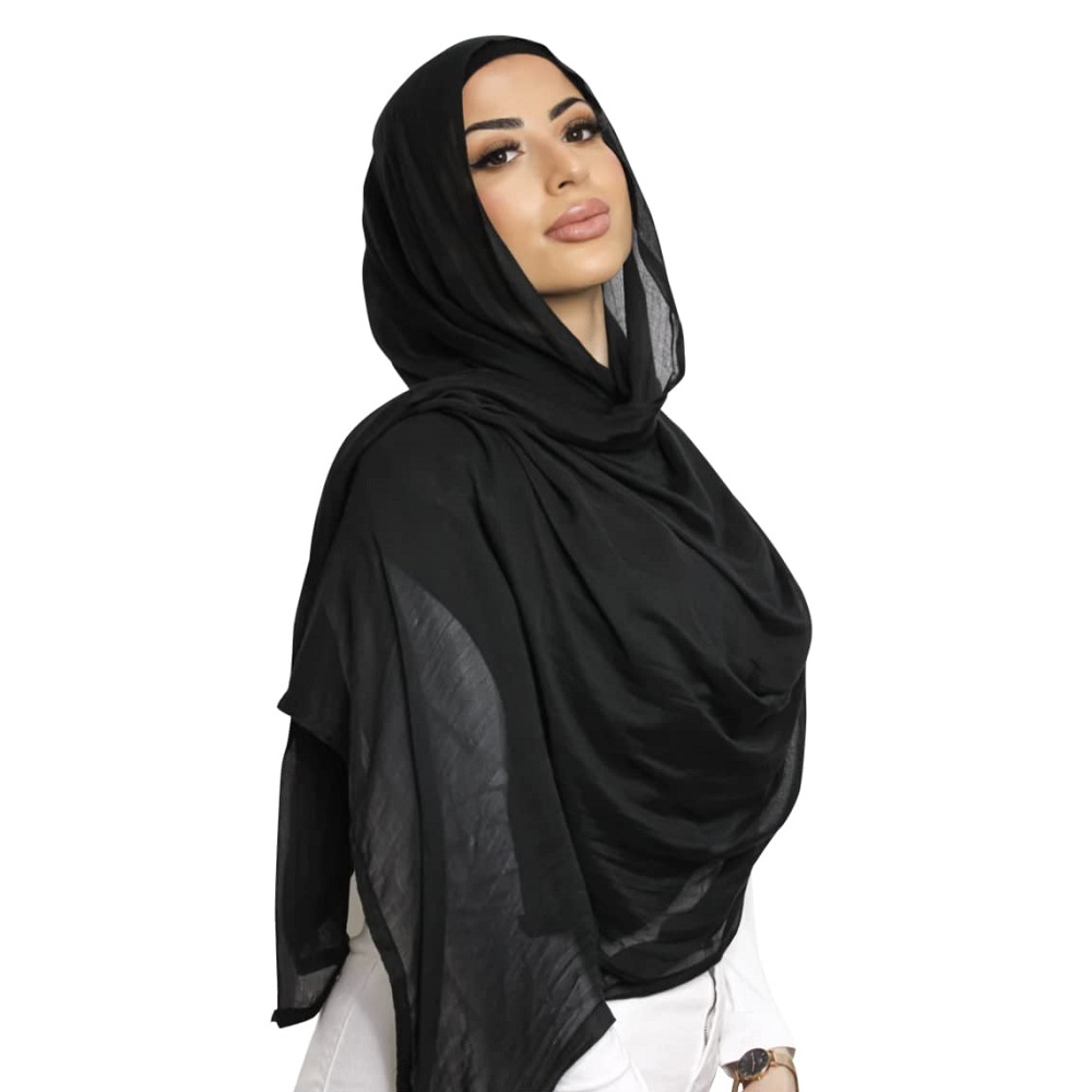 وشاح رأس فاخر من قطن الفسكوز - شال فاخر يسمح بمرور الهواء (اشترِ واحداً واحصل على الثاني مجاناً)