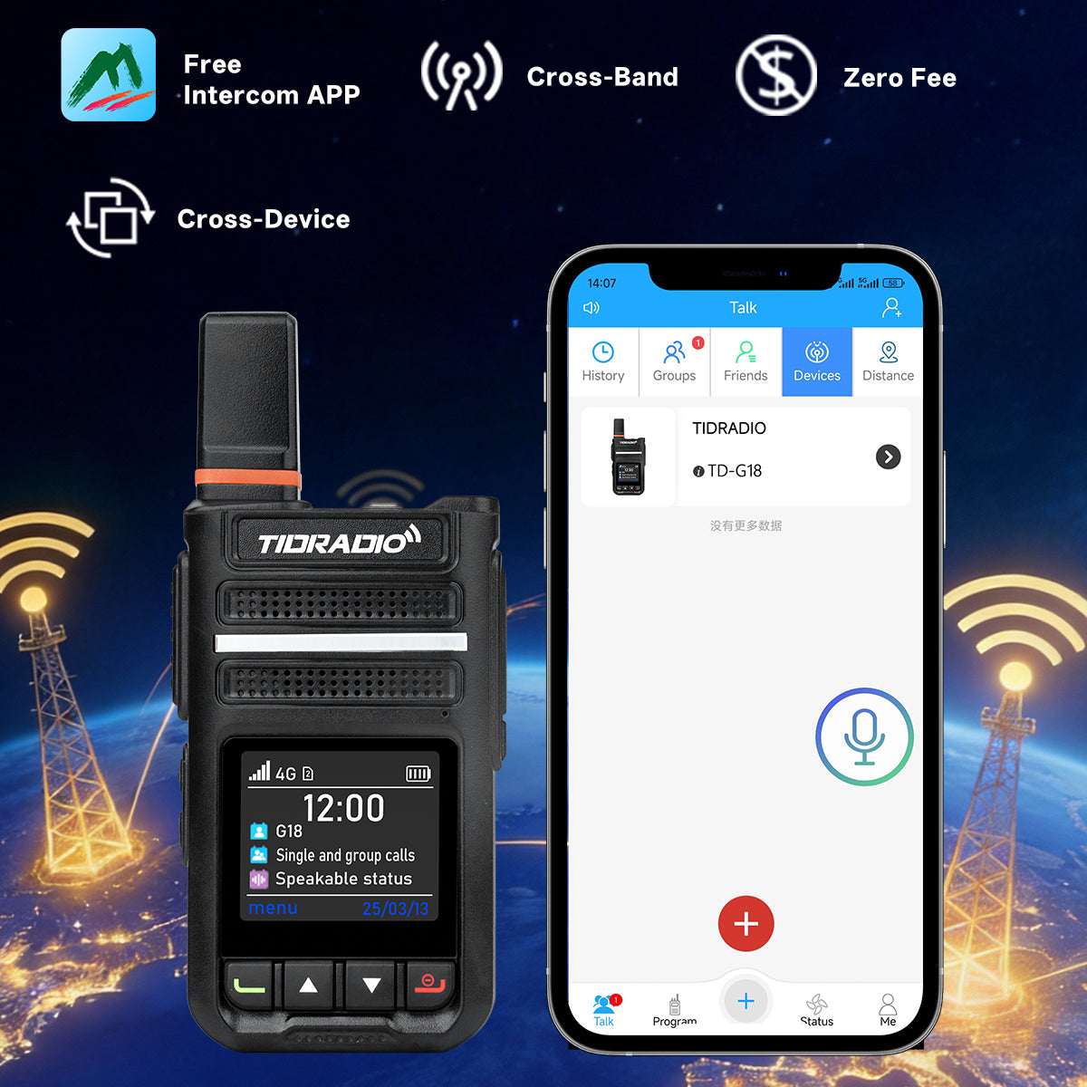 جهاز لاسلكي TD-G18 عالمي بتقنية LTE غير محدود المدى مع شريحة SIM جهاز لاسلكي TD-G18 عالمي بتقنية LTE غير محدود المدى مع شريحة SIM